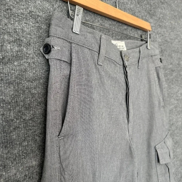 7 For All Mankind Shorts Mens 30 Grey Cargo Classic Fit Casual Preppy Summer - Picture 3 of 14